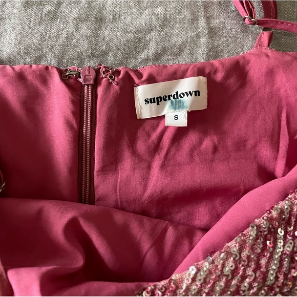 Pink Sequin Revolve Dress! Worn once - Picture 2 of 2